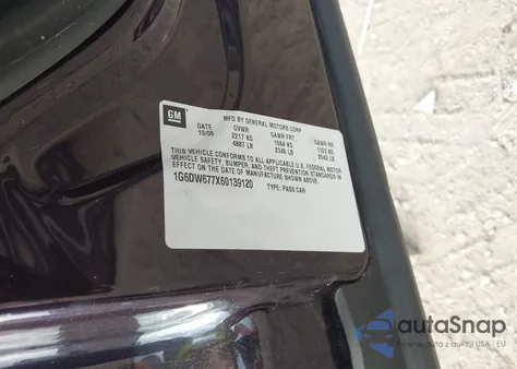 2006 Cadillac Sts V6 z USA, uszkodzony, nr VIN 1G6DW677X60139120